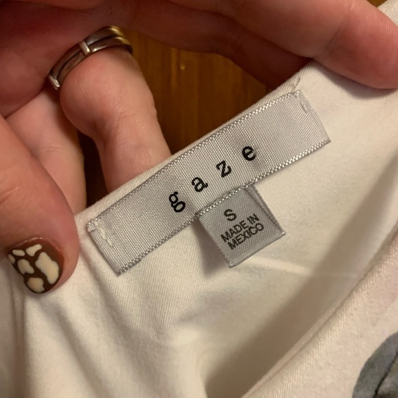 Gaze women’s spaghetti strap floral bodysuit size small - Picture 9 of 10